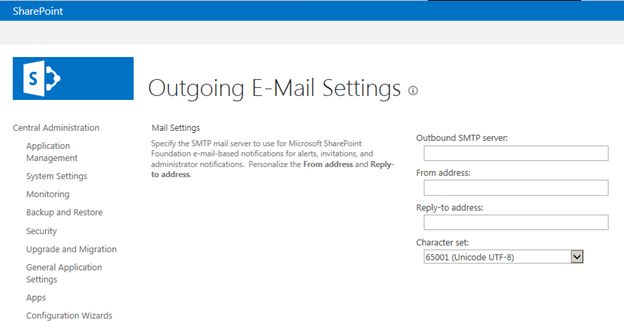 mail settings